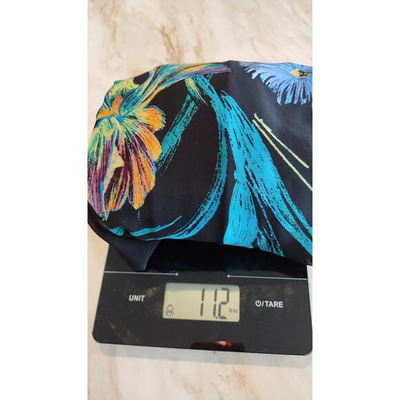 Connected Apparel Maxi Dress Black Tropical Flowers Lined size 14 - Picture 13 of 13